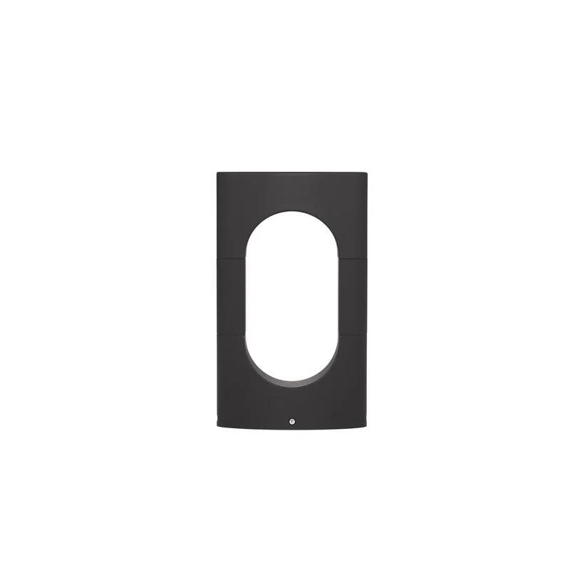 Merano Hayward Sokkellamp voor buiten Zwart Aluminium LED 13.5W 890Lm 3000K IP54