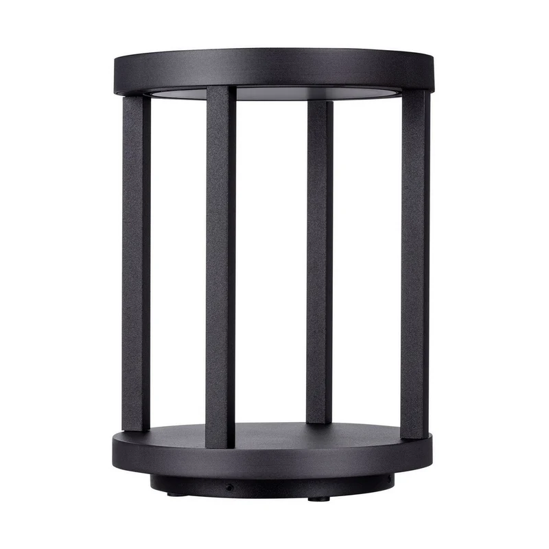 Nova Luce OPTUS Buitenlamp met voetstuk, donker antraciet LED 9W 459lm IP65 3000K