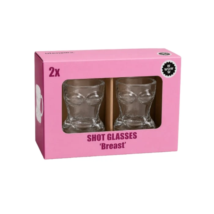 Shotglazen borsten - 2 stuks