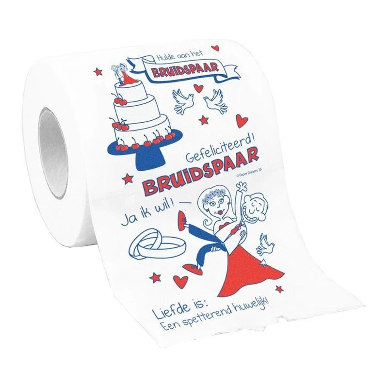 Toiletpapier - Bruidspaar