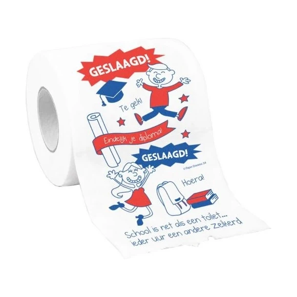 Toiletpapier - Geslaagd school