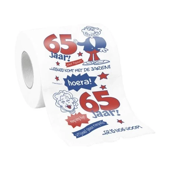 Toiletpapier - 65 jaar