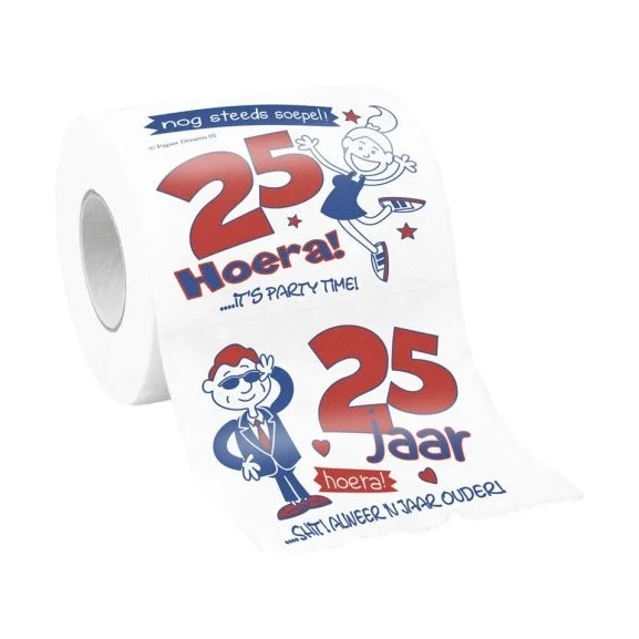 Toiletpapier 25 jaar