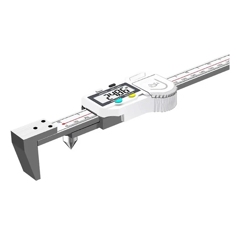 Badass Digital Caliper Measuring Tool For Edge And Hole Center Distance Size Precision Electronic Gauge Ruler 5 To 200 Mm Hella Compact Handheld Design Perfect For Shop Projects