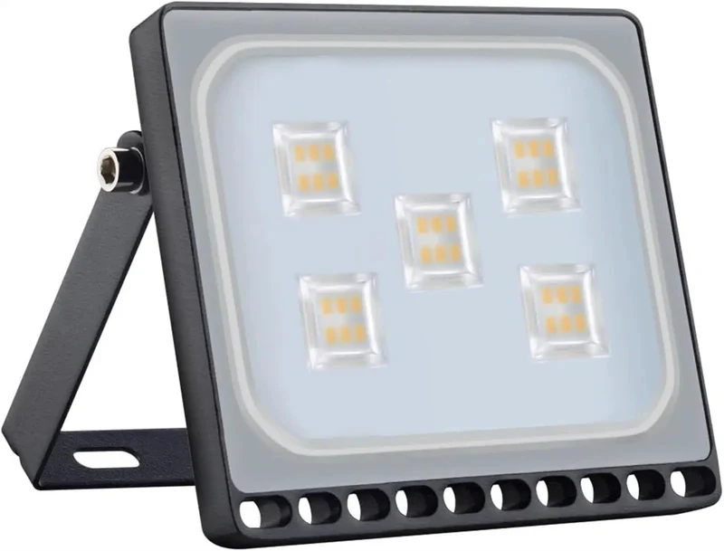 Badass 100W LED Flood Light With Tough As Nails Waterproof Shell For Ultimate Outdoor Security On Yards Garages And Sidewalks Delivers Insane Warm Glow Saves Money On Energy Bills Brings Home 8000 Lumens Of Crisp Reliable Illumination Always
