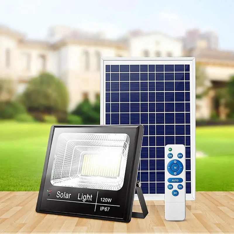Hella Bright Solar Flood Lights With Remote Control And Timer 272 Leds Outdoor Led Spotlight 8000 Lumen Beast Mode Lighting For Backyards And Driveways Top Shelf Weatherproof Build