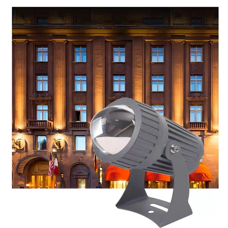 Heavy Duty Long Throw Led Floodlight Kick Butt Weatherproof Outdoor Wall Spotlight IP66 Certified Aircraft Aluminum Yard Security Lamps High Output Beam Fully Illuminates Your Patch