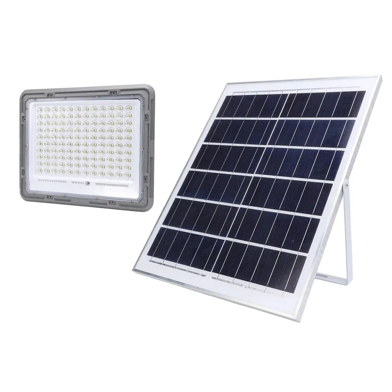 Heavy Hitter Solar Flood Light 400W Real Wattage LED Monocrystalline Panel Sharp 120 Degree Beam Wide Coverage Rugged Build Ready For Outdoor Security And Backyard Vibes Day Or Night