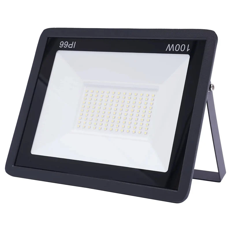 Heavy Duty Outdoor Flood Light Featuring Blazing 8000 Lumens And Rock Solid 100 Watt Output With Weather Resistant IP66 Housing And Dead Simple Plug In Setup For Garage Work And Weekend DIY Builds That Really Shine Outdoors