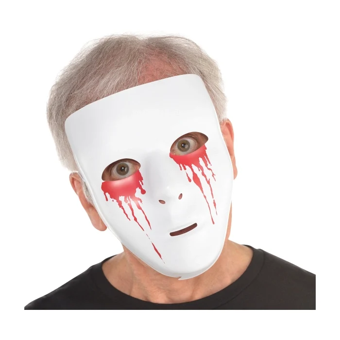 Masker met bloedende ogen
