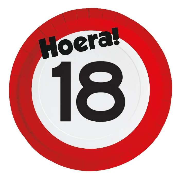 Borden Hoera 18 8 stuks