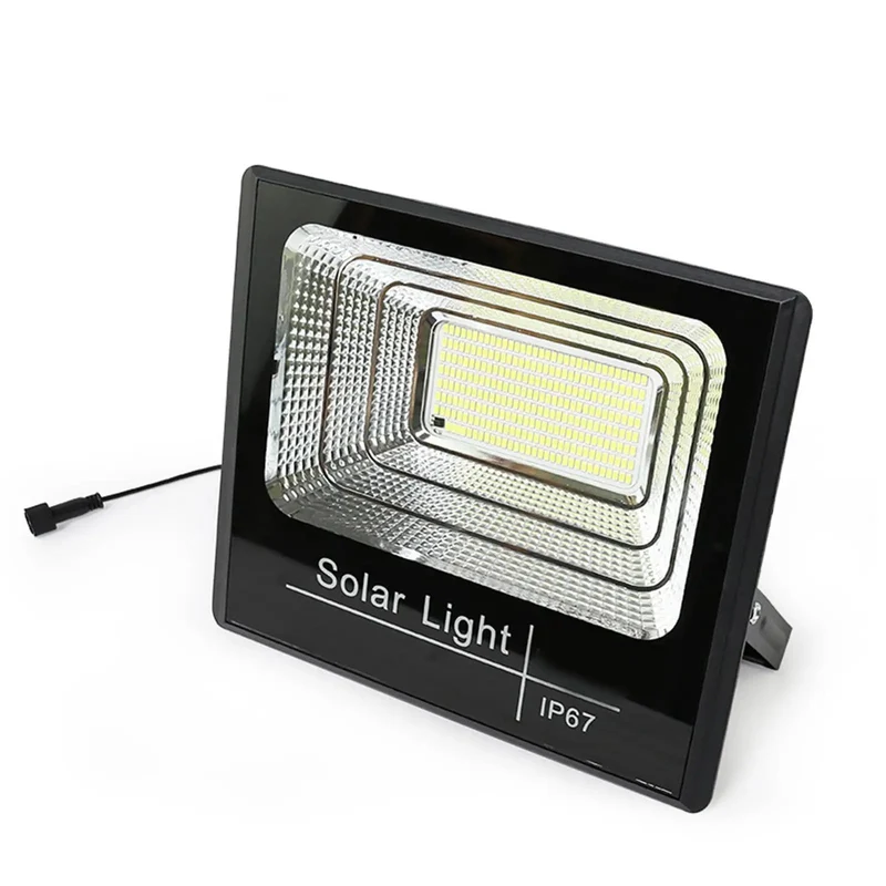 Heavy-Duty Solar Flood Lights Outdoor, Straight-Up Bright LED Lighting With Dusk To Dawn Motion Sensor, Remote Control Included, No-Sweat Cordless Wall Mount For Backyards, Commercial Lots And Job Sites