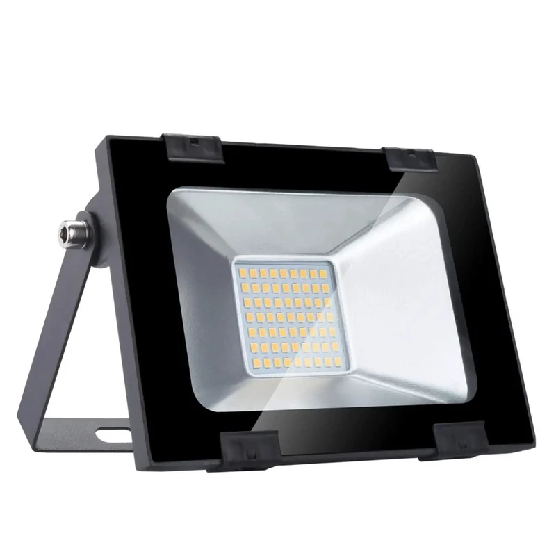 Heavy Duty 30W LED Floodlight 5 Pack, Super Bright 3000 Lumen Security Light, Tough As Nails IP65 Waterproof Aluminum Wall Lamp For Garden Garage Warehouse And Backyard Warm White 3000K Projector