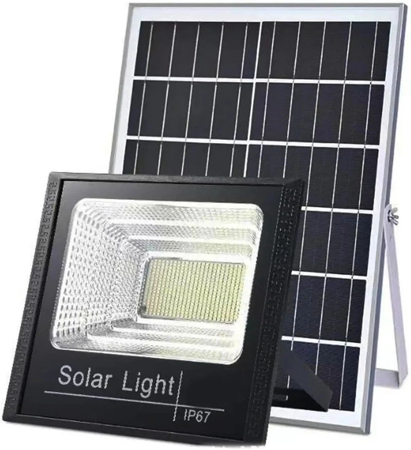 Heavy Duty 800W Led Solar Floodlight With Remote Control IP66 Waterproof Outdoor Spotlight For Backyards And Driveways Rugged Badass Design Super Bright Nighttime Security