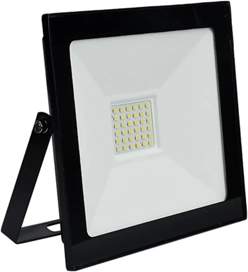 Rock Solid 30W Led Flood Light Offering Switchable Cool And Warm White Modes For Dependable Outdoor Security Backyard Lighting And Commercial Warehouse Setup Jobs