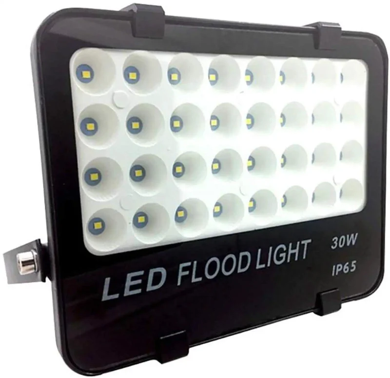 Solar Led Flood Light 30 Watt 3000 Lumens IP65 Waterproof Outdoor Security Fixture With Heavy Duty Adjustable Bracket For Backyard Or Driveway Illumination No Brainer Setup Built Tough For Seasons