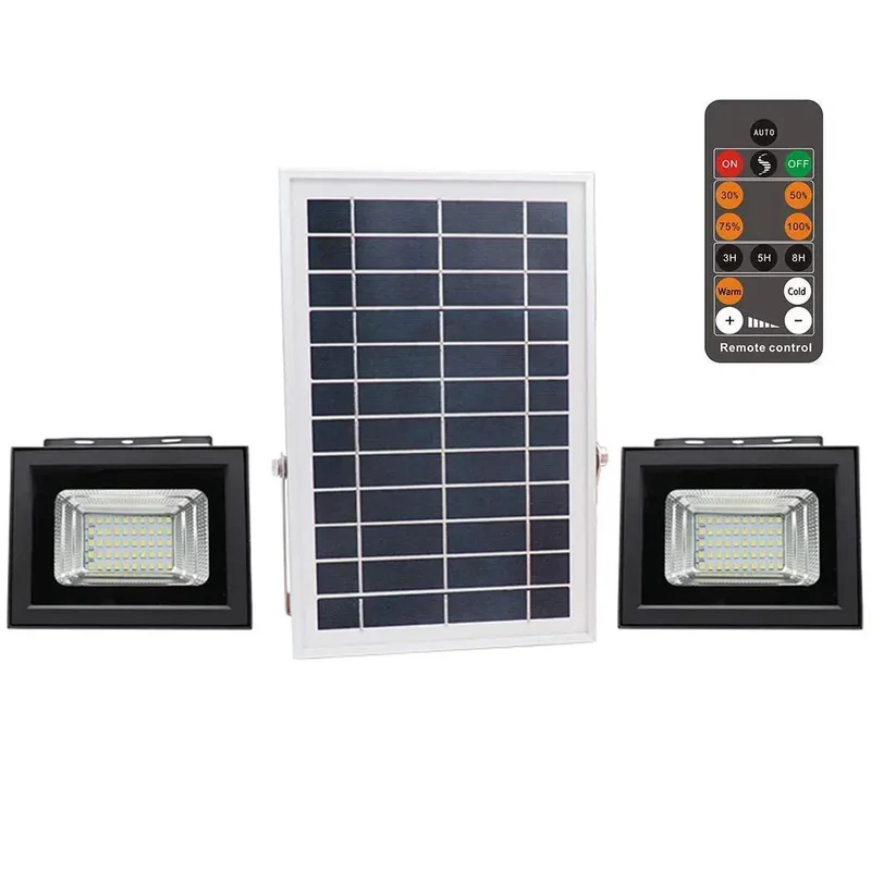 Kick Some Ass In The Dark With These Badass Outdoor Solar Flood Lights Featuring Remote Control Ip66 Waterproof Design And Dimmable Brightness For Garden Driveway And Garage Setup