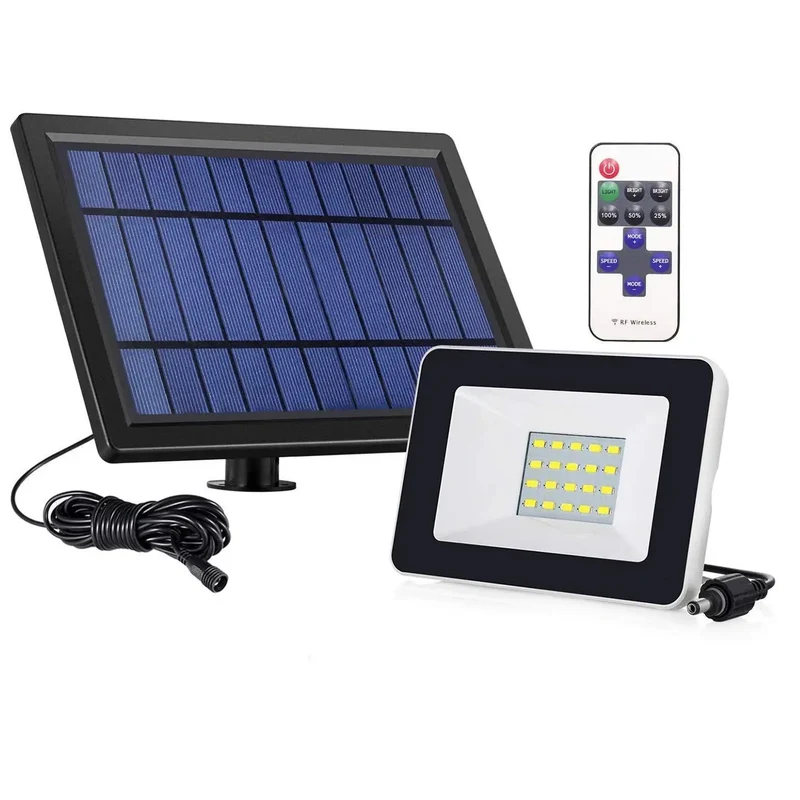Level Up Your Outdoor Setup With This Heavy Duty Solar Floodlight Featuring An Automatic Light Sensor And Remote Control Adjustable 180 Degree Beam IP65 Weatherproof Led Lights For The Driveway Or Patio