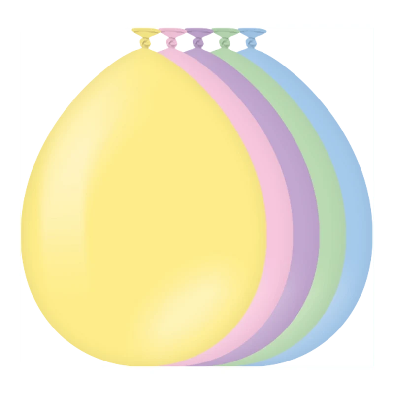 Pastel Mix ballonnen 50 stuks 30cm