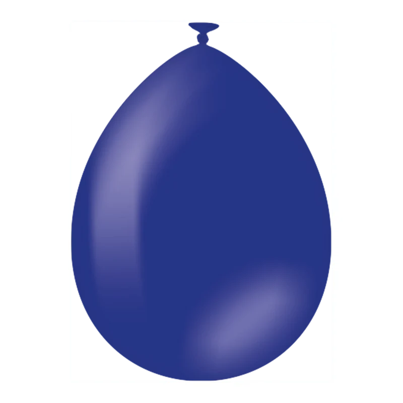 Marine blauwe ballonnen 10 stuks 30cm