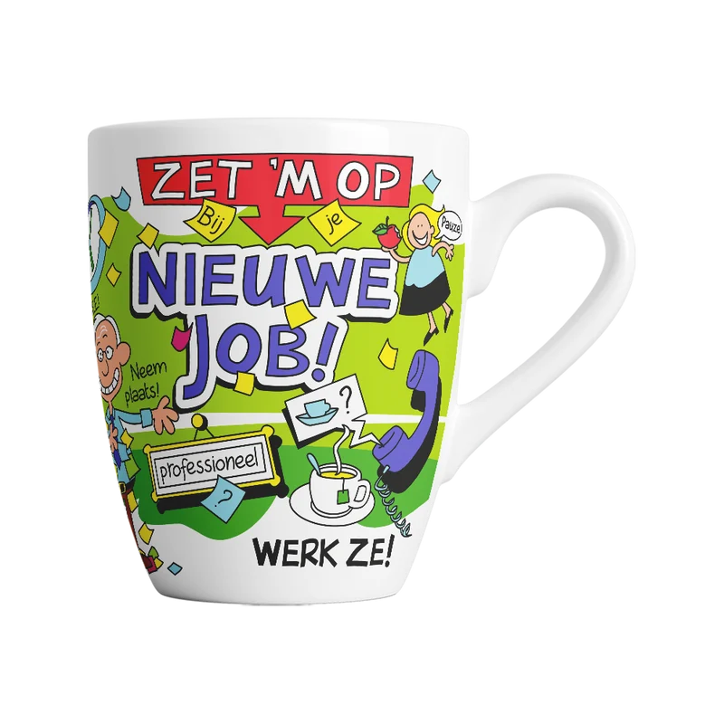 Mok Cartoon - Nieuw werk