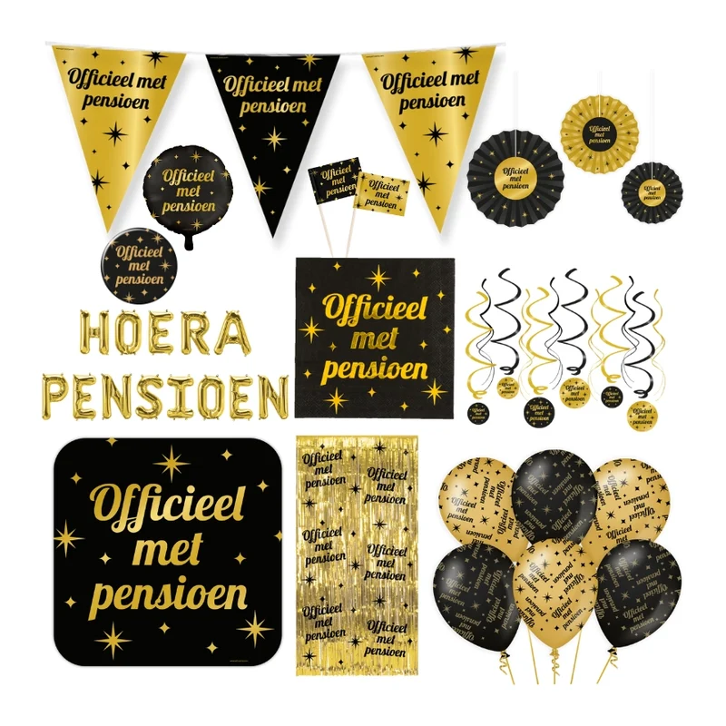 Pensioen Classy Versiering pakket - XXL