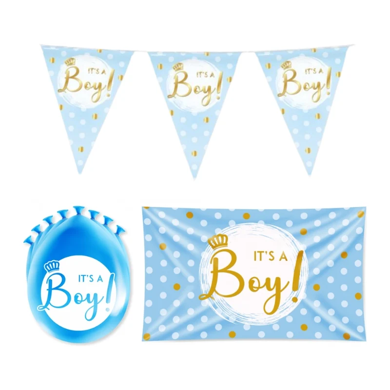 I'ts a Boy Versiering pakket - S