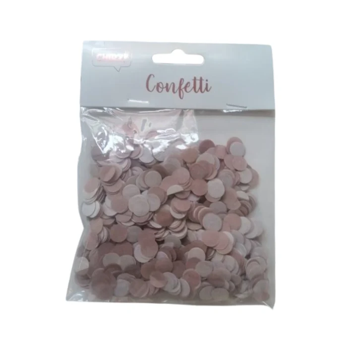 Feestversiering Confetti Rose Goud