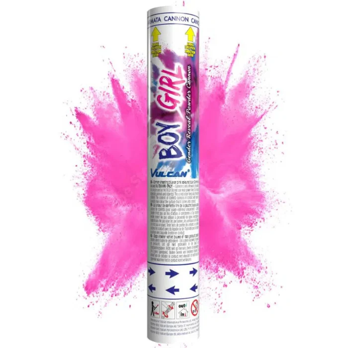 Gender reveal poeder shooter - Girl