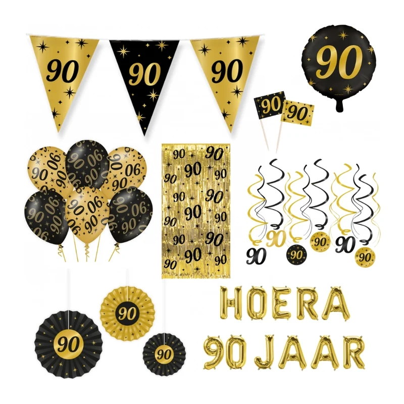 90 jaar Classy Versiering pakket - XL2