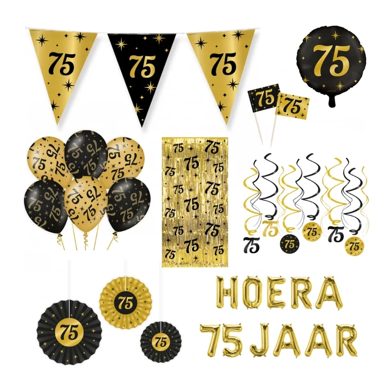 75 jaar Classy Versiering pakket - XL2