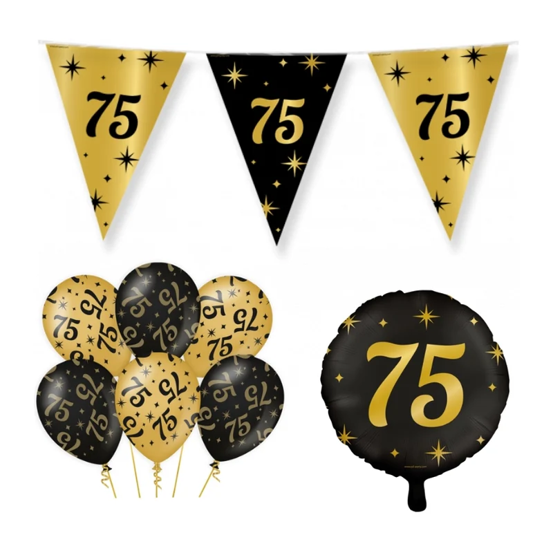 75 jaar Classy Versiering pakket - S