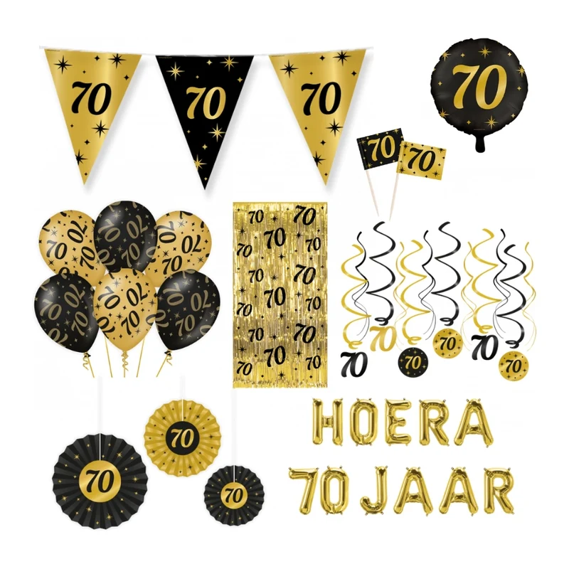 70 jaar Classy Versiering pakket - XL2