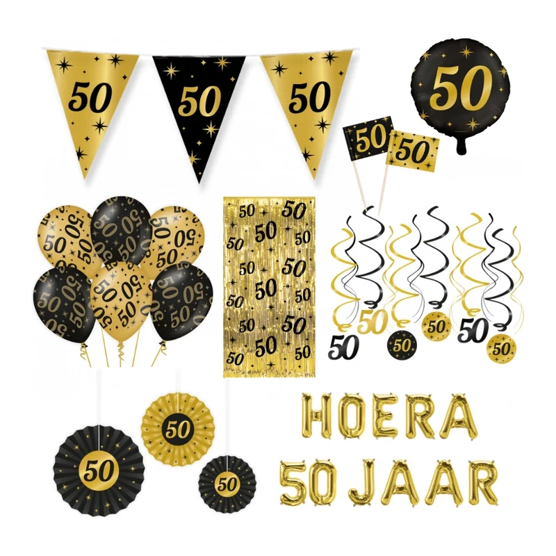 50 jaar Classy Versiering pakket - XL2
