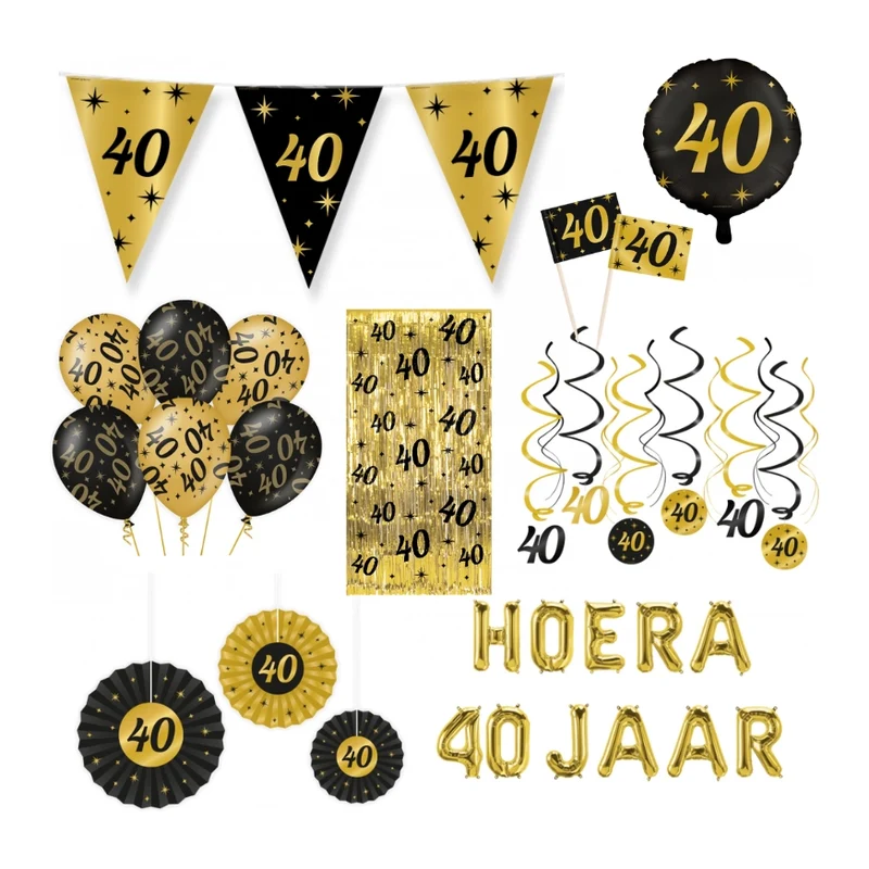 40 jaar Classy Versiering pakket - XL2