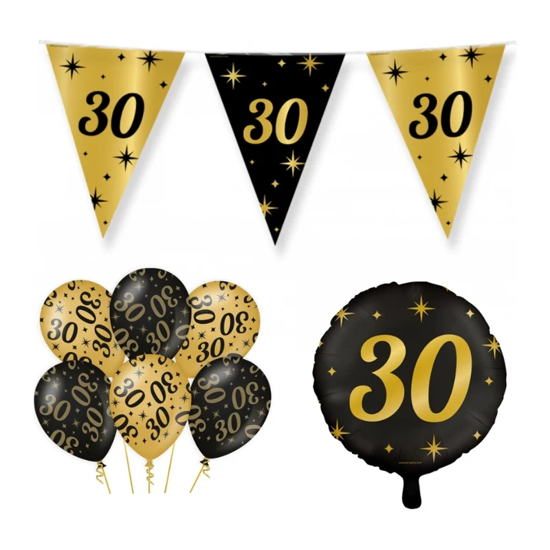 30 jaar Classy Versiering pakket - S