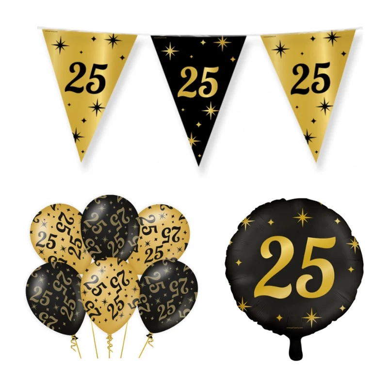 25 jaar Classy Versiering pakket - S