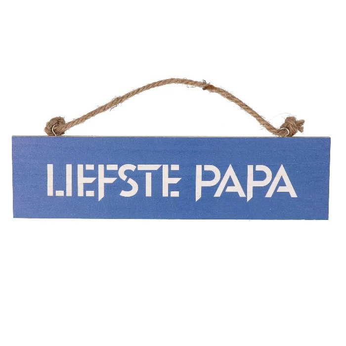 Houten bordje 'Liefste papa'