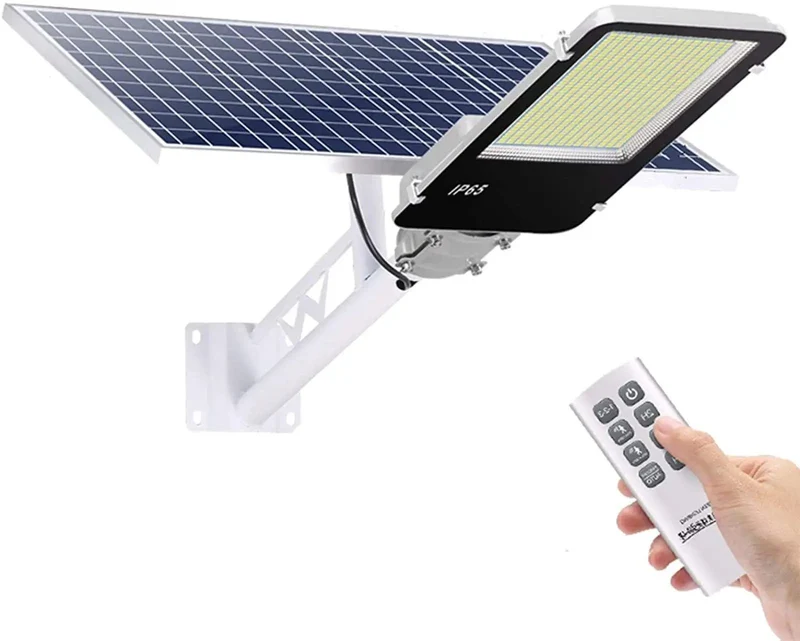 Heavy Duty Solar Street Light With Radar Sensor And Remote Control Kick Ass Led Flood Light For Yard And Driveway Rock Solid Frame No Wire Hassle Dusk To Dawn Security Lighting Ready For Instant Install