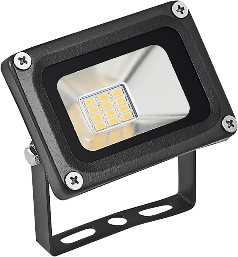 Built Like A Tank 10W LED Flood Lights 12 To 24 Volt DC Outdoor Security Lighting Ip65 Waterproof Heavy Duty Cast Aluminum Cooling Housing And Shatterproof Lens For Yard And Parking Lot Installations