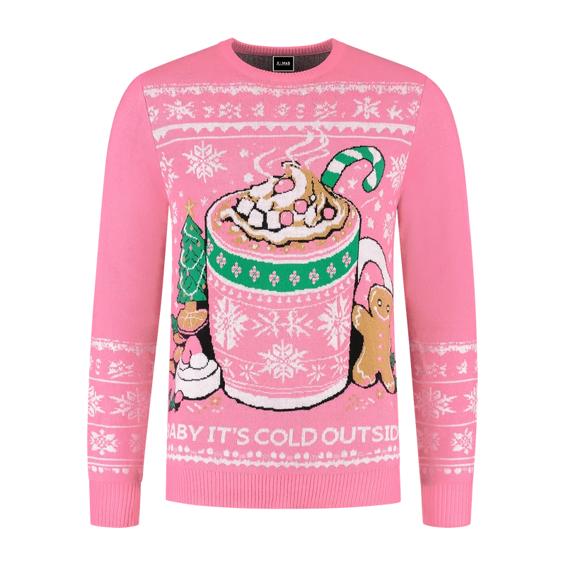 Kersttrui Marshmallows Chocolate