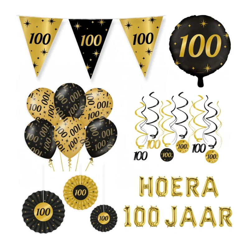 100 jaar Classy Versiering pakket - L