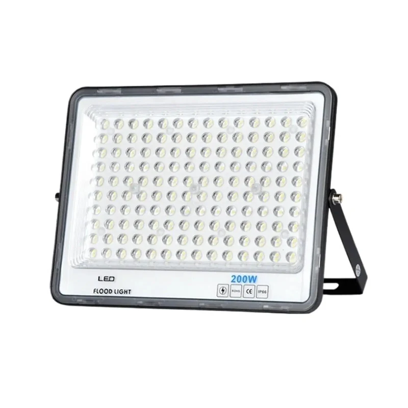 Heavy Duty Led Flood Light 50W 100W 200W IP66 Built Like A Tank Weatherproof Outdoor Wall Spotlight For Garage Yard Driveway 6500K Cool White Security Lighting