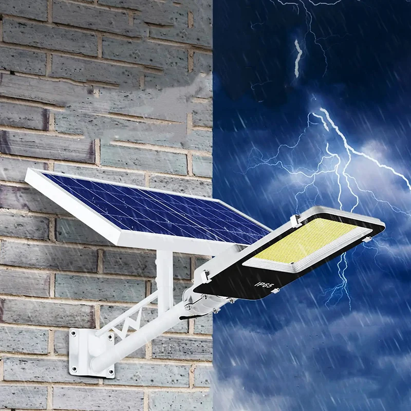 Heavy Duty 600W Solar Flood Lights Wall Mounted Outdoor Dusk To Dawn LED Spotlight With Remote Control IP65 Waterproof Badass Bright No Sweat Installation For Garage Yard Parking Lot Barn Patio Shed Zero Electric Bills
