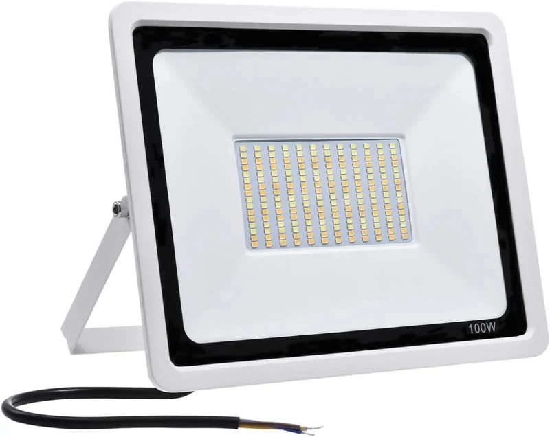 Hella Bright Heavy Duty Led Flood Lights For Outdoor Security Lighting Ip65 Waterproof Spotlights With Three Color Settings Simple Hook Up For Backyards Driveways Fences And Barns