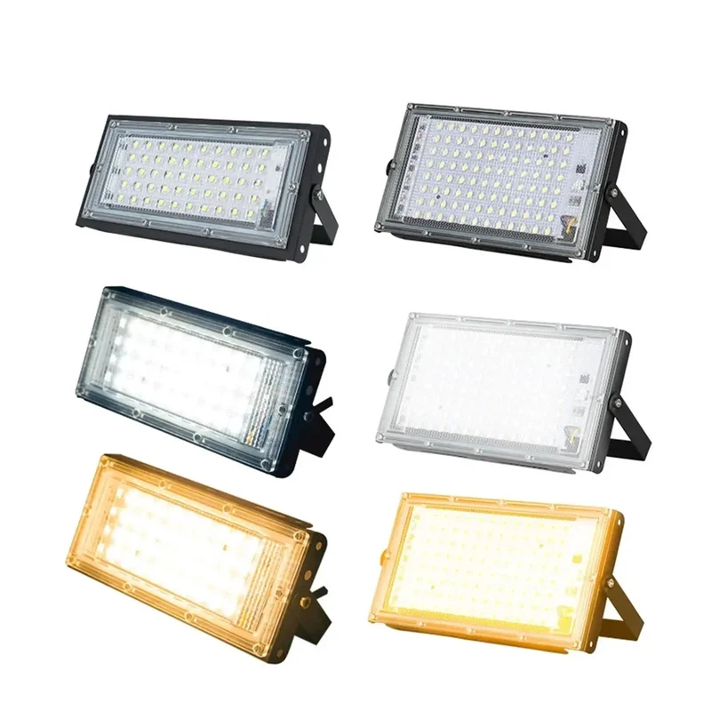 Gutsy Led Flood Light 50W 100W Rugged Ip65 Waterproof Outdoor Wall Mount Spotlight Kickin Bright Energy Savvy Security Luminaire Heavy Duty Floodlight For Courtyard Garden Warehouse Yard