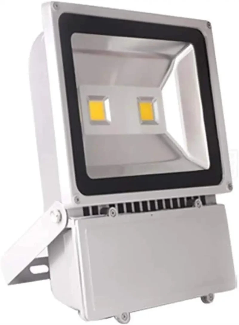 Tough As Nails 100W LED Flood Light Knockout Brightness Outdoor Security Spotlight Weatherproof Aluminum Housing With Corrosion Resistant Hardware And Impact Safe Lens For Barn Yard Or Workshop
