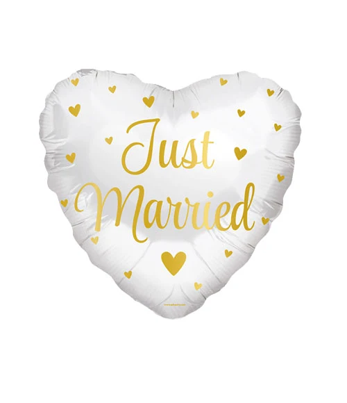Folieballon - Just married