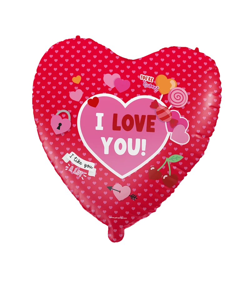 Folieballon - I love you 46cm