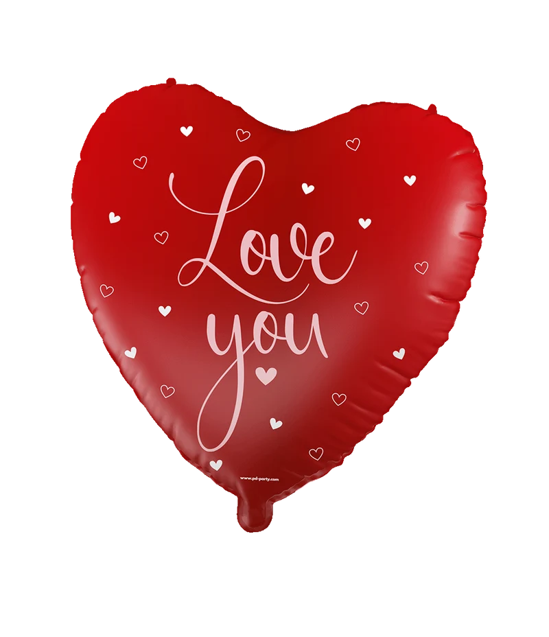 Folieballon - Love you red 46cm